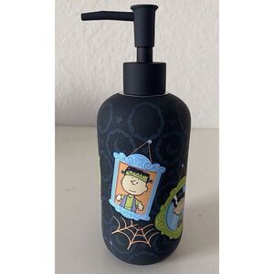 Peanuts Snoopy Charlie Brown Halloween Costumes Black Soap Lotion Dispenser NEW